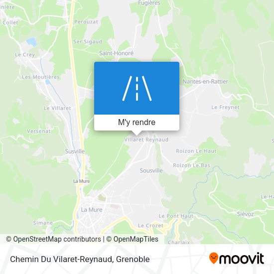 Chemin Du Vilaret-Reynaud plan