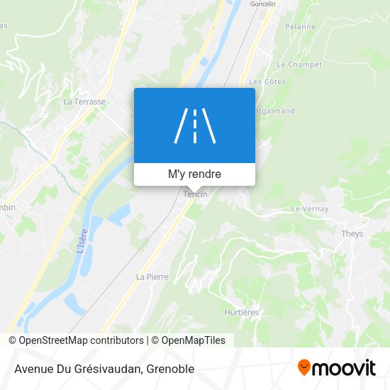 Avenue Du Grésivaudan plan