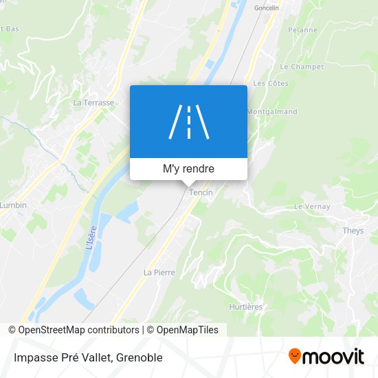 Impasse Pré Vallet plan