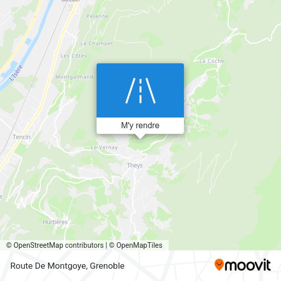 Route De Montgoye plan