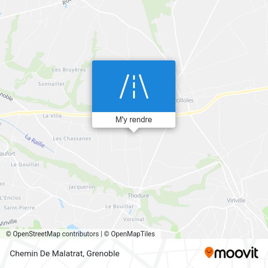 Chemin De Malatrat plan