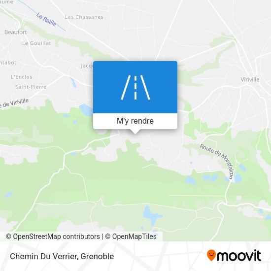 Chemin Du Verrier plan