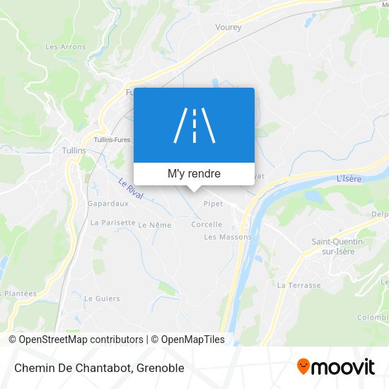 Chemin De Chantabot plan
