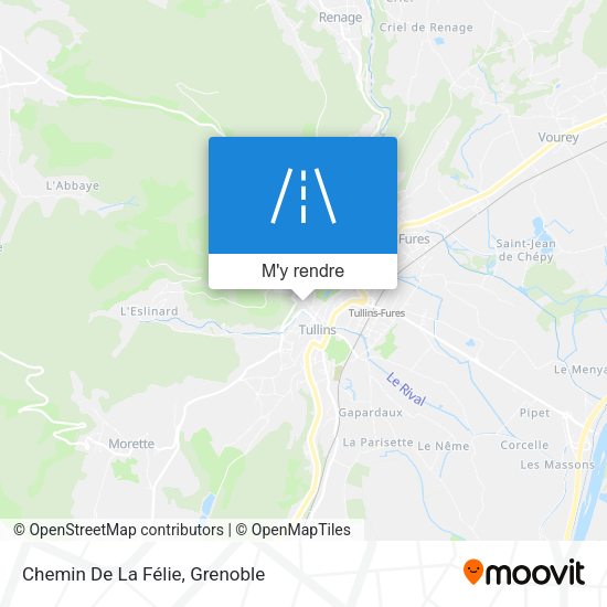 Chemin De La Félie plan
