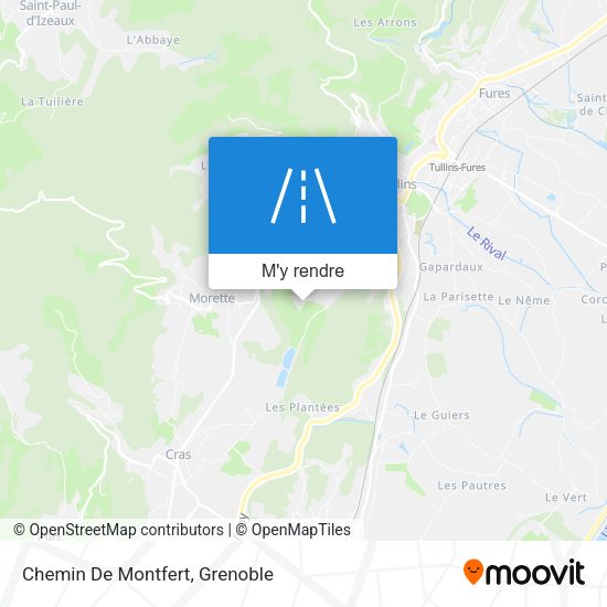 Chemin De Montfert plan