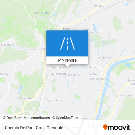 Chemin De Pont Gros plan