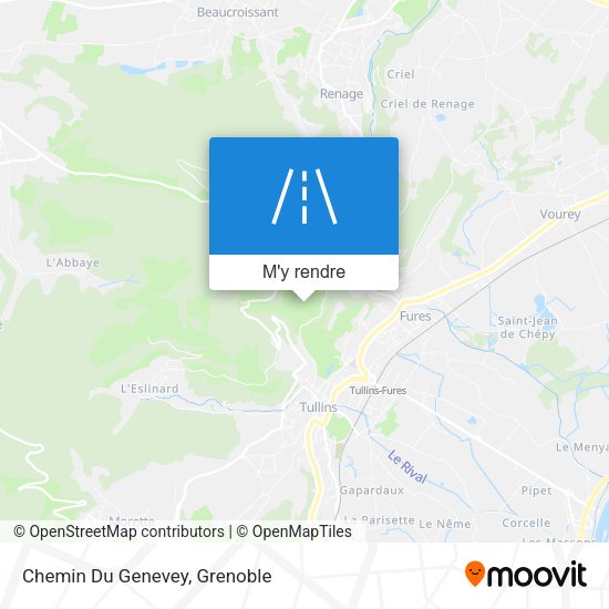 Chemin Du Genevey plan