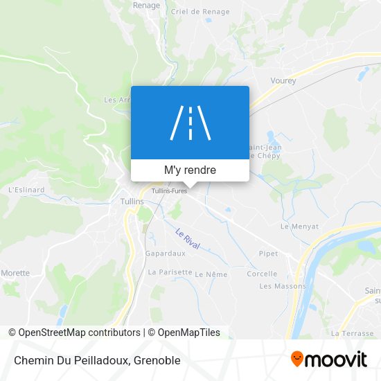 Chemin Du Peilladoux plan