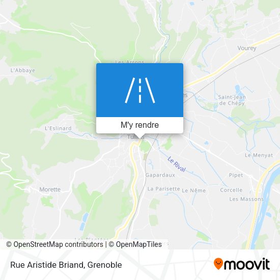 Rue Aristide Briand plan