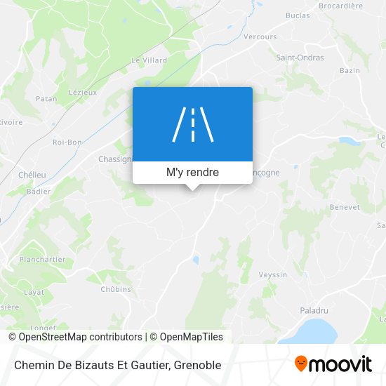 Chemin De Bizauts Et Gautier plan
