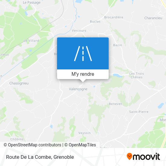 Route De La Combe plan