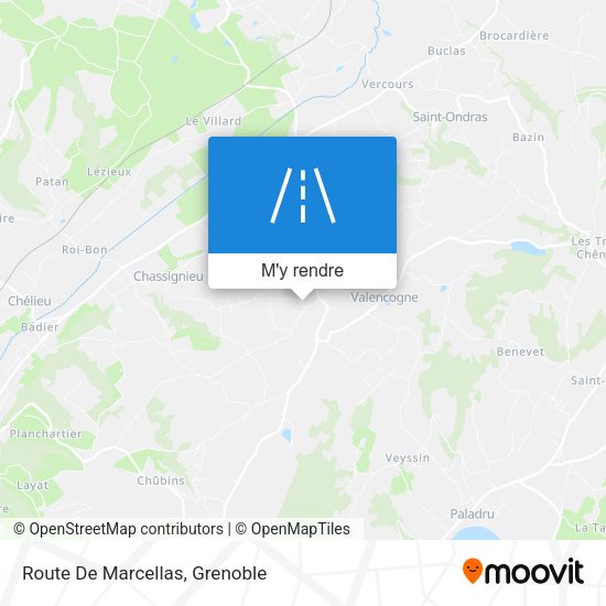 Route De Marcellas plan