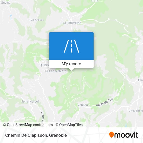 Chemin De Clapisson plan