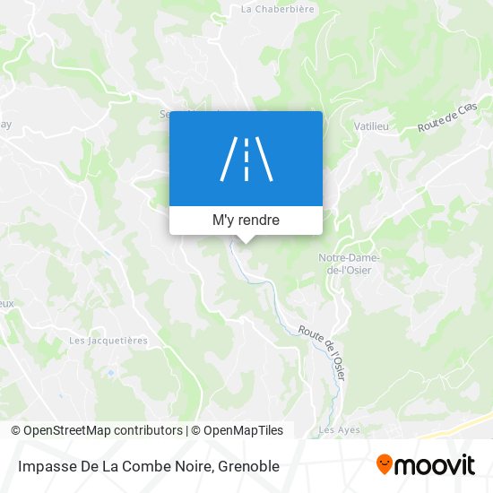 Impasse De La Combe Noire plan