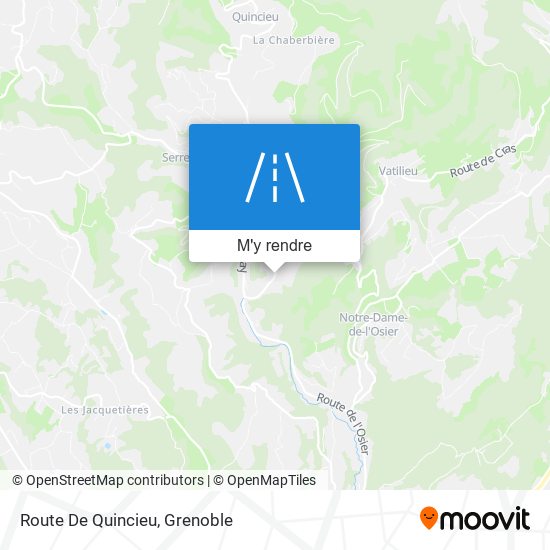 Route De Quincieu plan