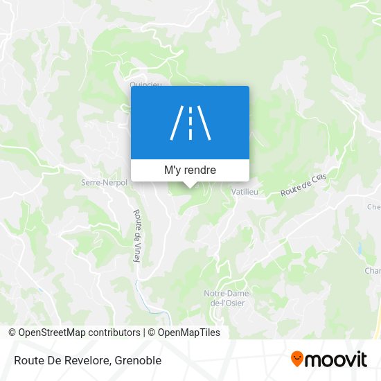 Route De Revelore plan