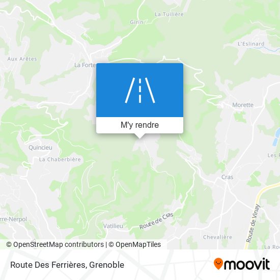 Route Des Ferrières plan