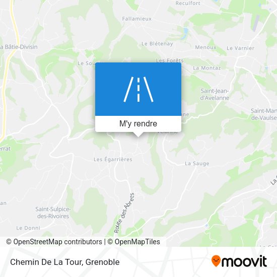 Chemin De La Tour plan