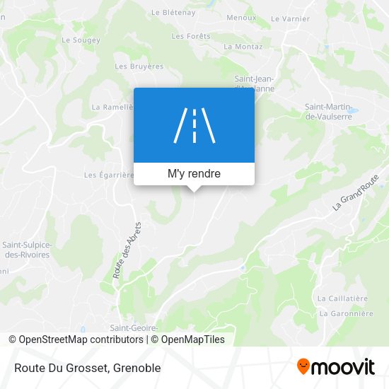 Route Du Grosset plan