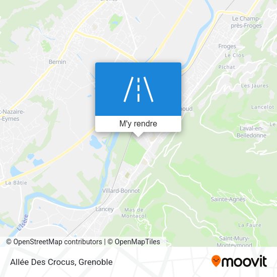 Allée Des Crocus plan