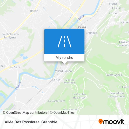 Allée Des Passières plan