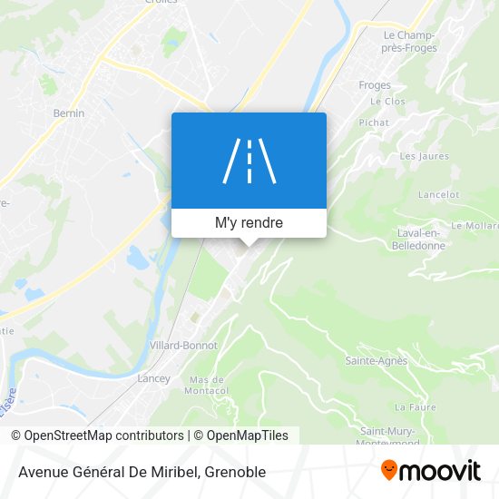 Avenue Général De Miribel plan