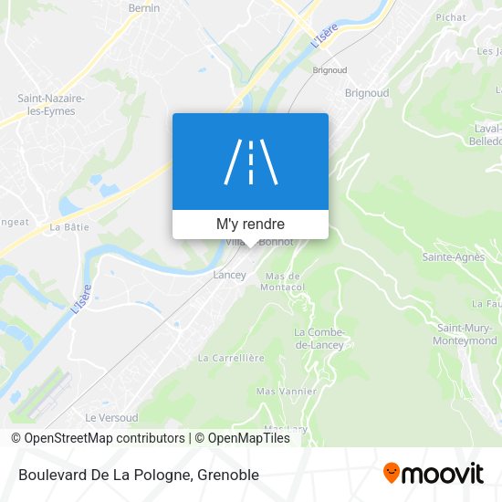 Boulevard De La Pologne plan