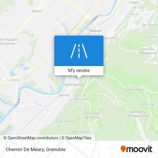 Chemin De Méary plan