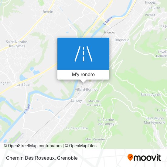 Chemin Des Roseaux plan