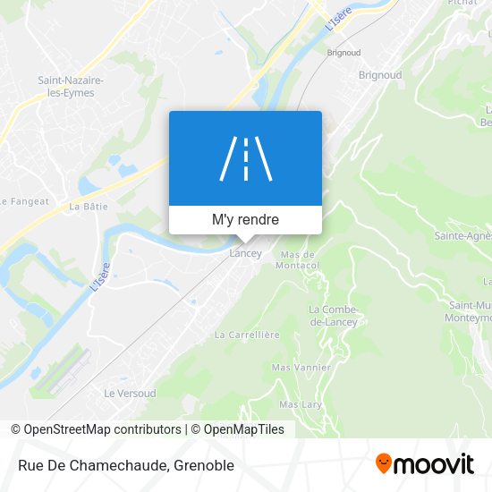 Rue De Chamechaude plan