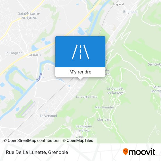 Rue De La Lunette plan