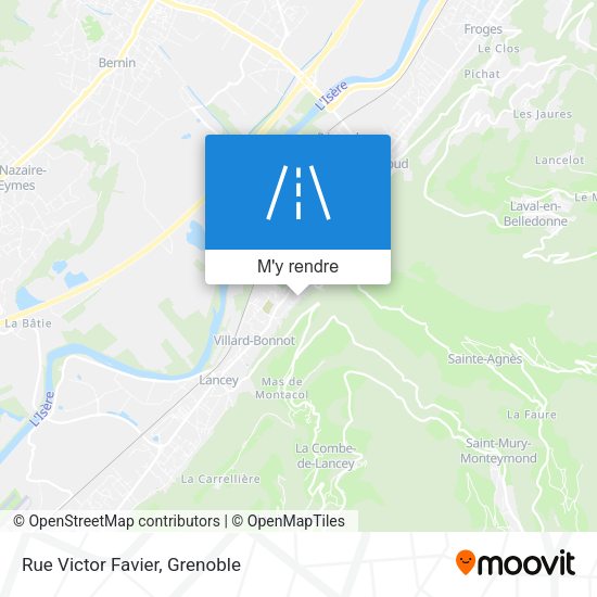 Rue Victor Favier plan