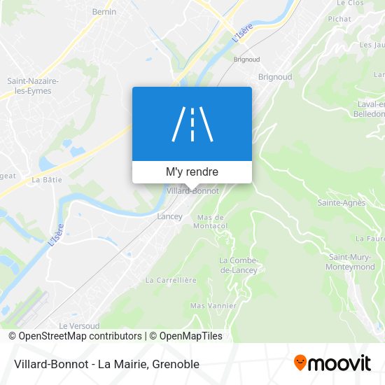 Villard-Bonnot - La Mairie plan