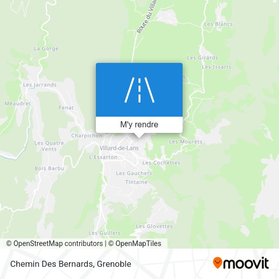 Chemin Des Bernards plan