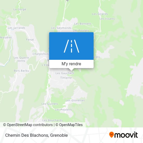 Chemin Des Blachons plan