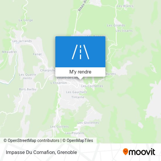 Impasse Du Cornafion plan