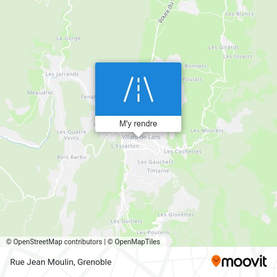 Rue Jean Moulin plan