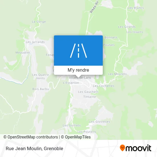 Rue Jean Moulin plan
