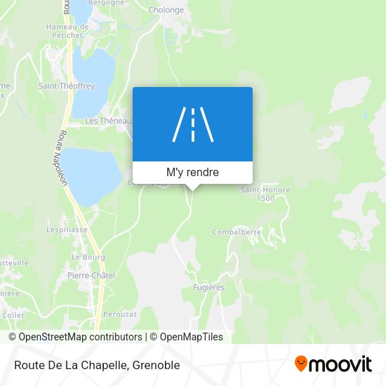 Route De La Chapelle plan