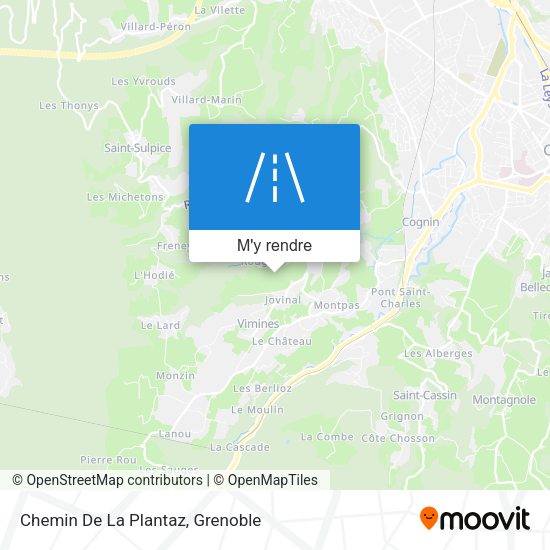 Chemin De La Plantaz plan