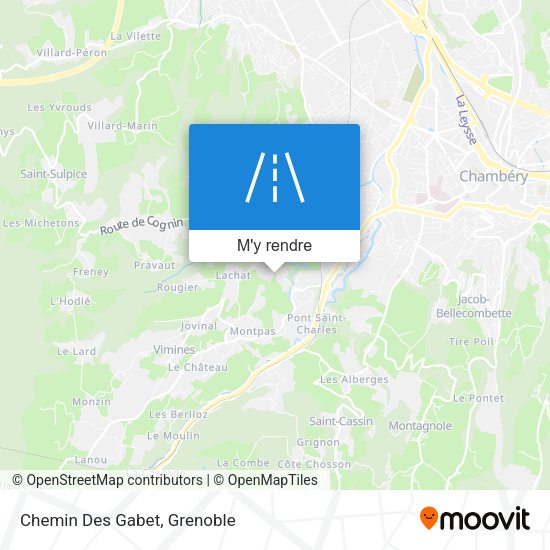 Chemin Des Gabet plan
