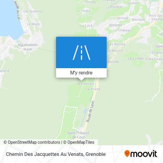 Chemin Des Jacquettes Au Venats plan