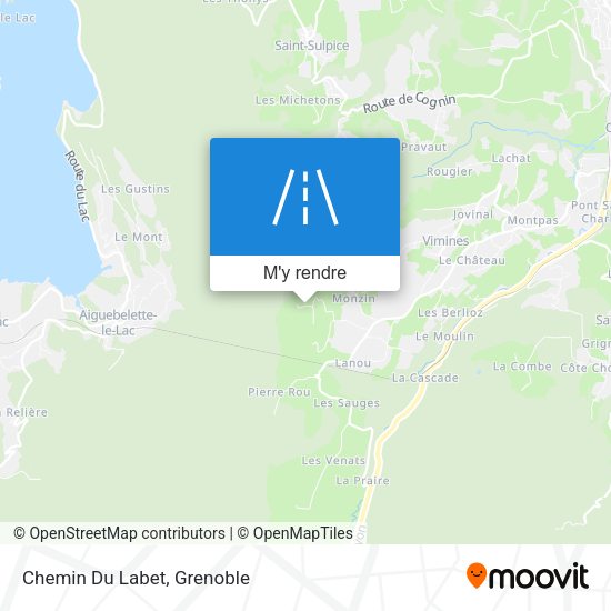 Chemin Du Labet plan