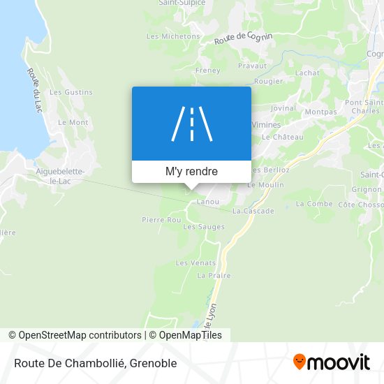 Route De Chambollié plan