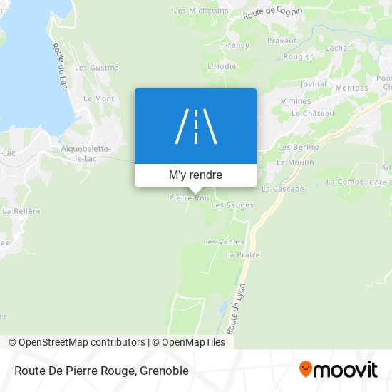 Route De Pierre Rouge plan
