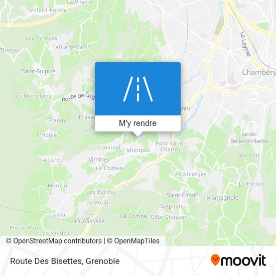 Route Des Bisettes plan