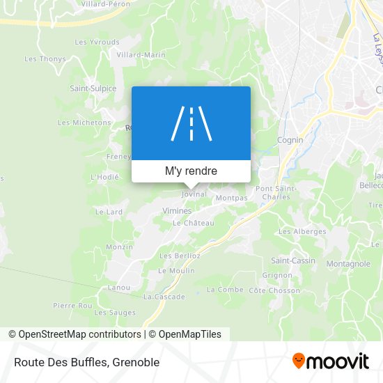 Route Des Buffles plan