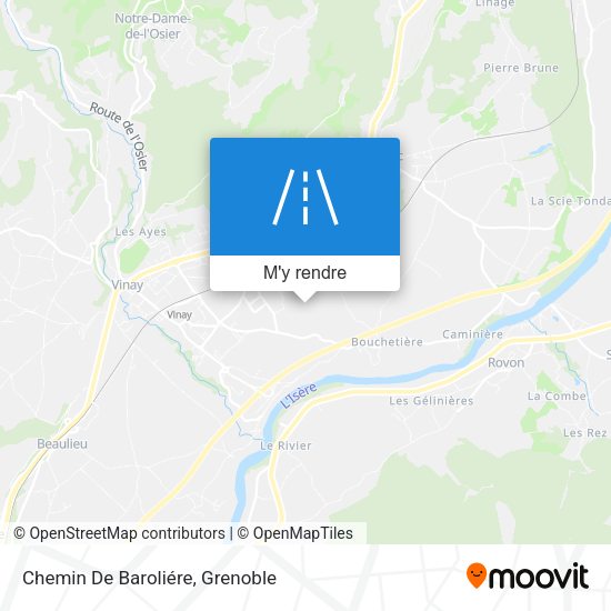 Chemin De Baroliére plan