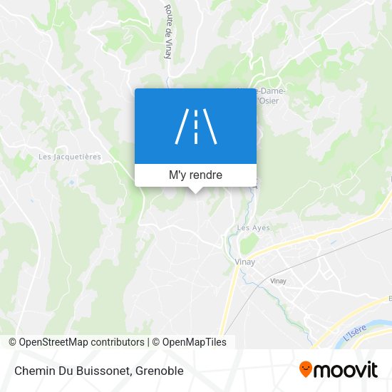 Chemin Du Buissonet plan