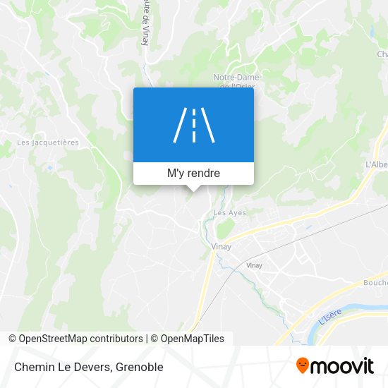 Chemin Le Devers plan